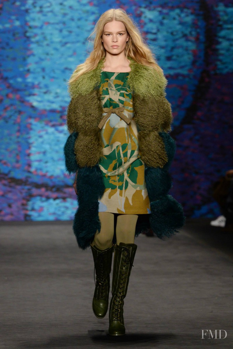 Anna Ewers featured in  the Anna Sui fashion show for Autumn/Winter 2015