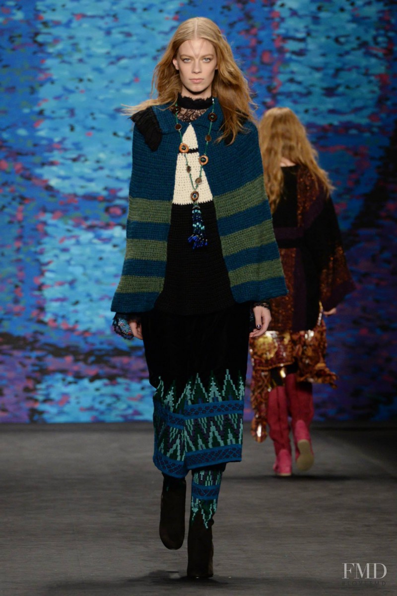 Lexi Boling featured in  the Anna Sui fashion show for Autumn/Winter 2015