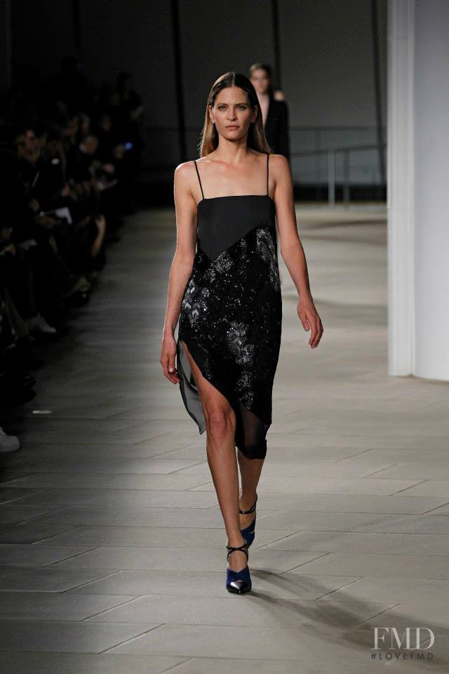 Frankie Rayder featured in  the Prabal Gurung fashion show for Autumn/Winter 2015