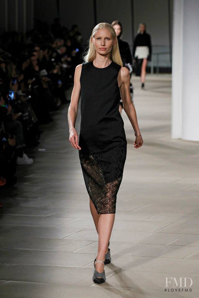 Kirsty Hume featured in  the Prabal Gurung fashion show for Autumn/Winter 2015