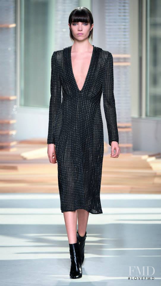 Grace Hartzel featured in  the Boss by Hugo Boss fashion show for Autumn/Winter 2015