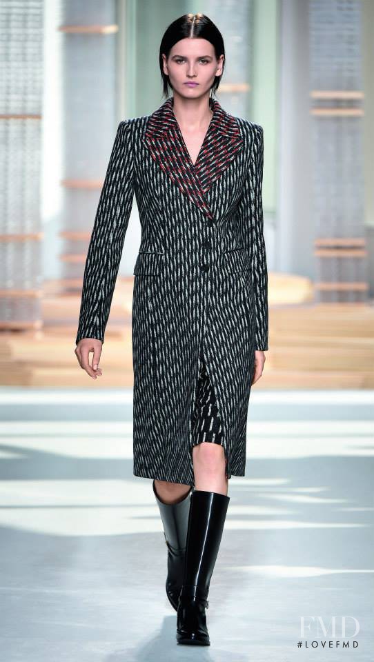Katlin Aas featured in  the Boss by Hugo Boss fashion show for Autumn/Winter 2015