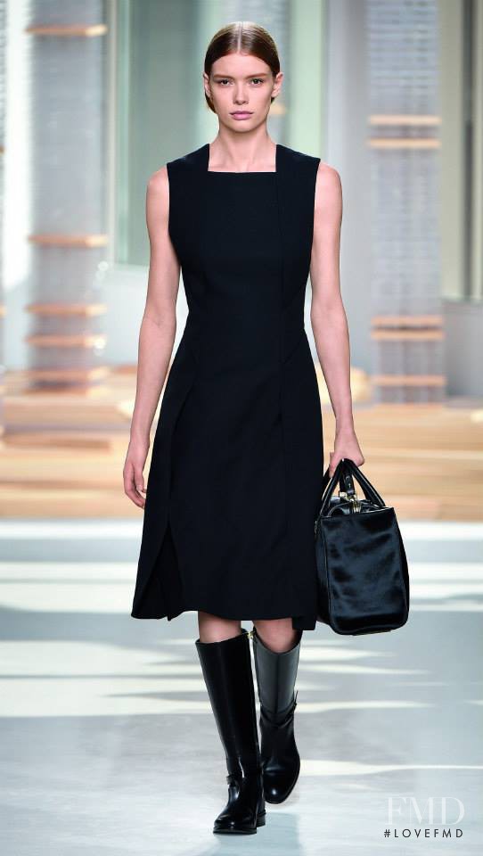 Julia Hafstrom featured in  the Boss by Hugo Boss fashion show for Autumn/Winter 2015