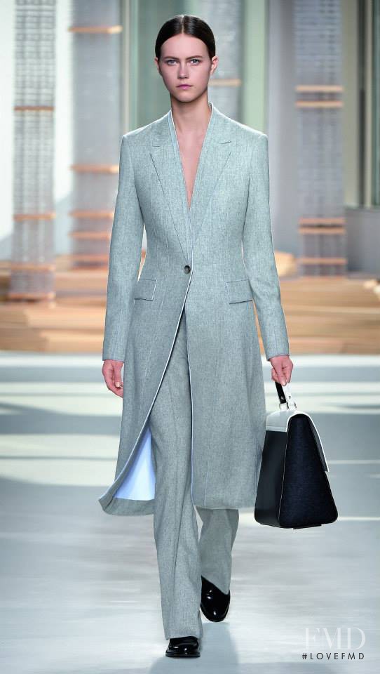 Julie Hoomans featured in  the Boss by Hugo Boss fashion show for Autumn/Winter 2015