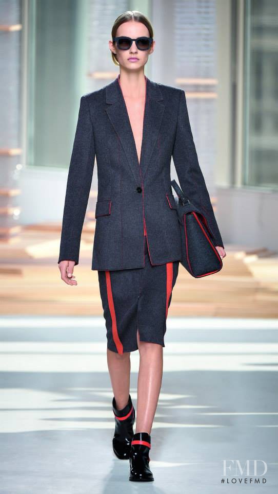Maartje Verhoef featured in  the Boss by Hugo Boss fashion show for Autumn/Winter 2015