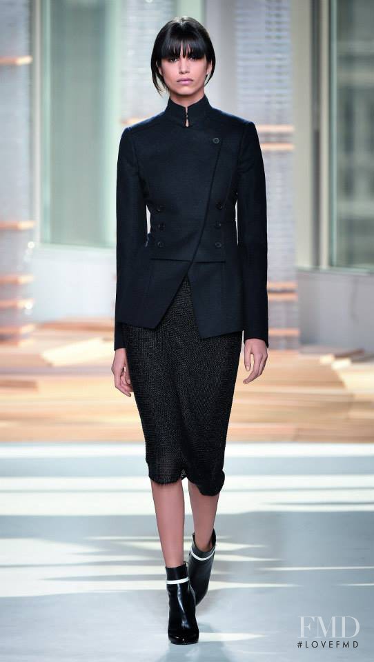 Mica Arganaraz featured in  the Boss by Hugo Boss fashion show for Autumn/Winter 2015