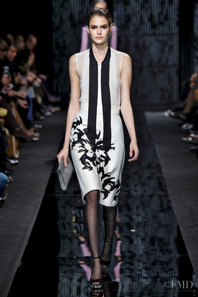 Vanessa Moody featured in  the Diane Von Furstenberg fashion show for Autumn/Winter 2015