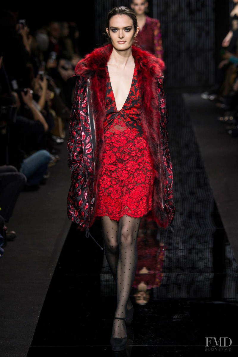 Sam Rollinson featured in  the Diane Von Furstenberg fashion show for Autumn/Winter 2015