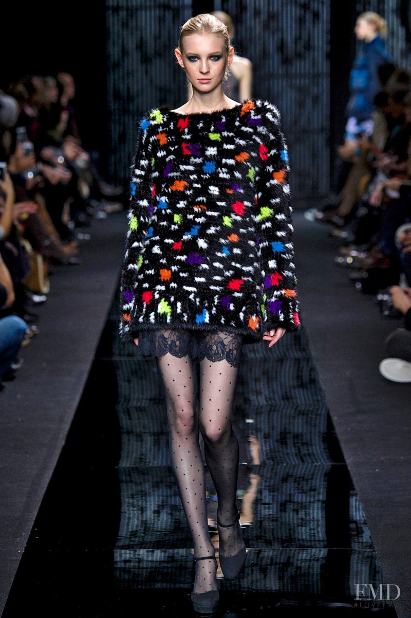 Nastya Sten featured in  the Diane Von Furstenberg fashion show for Autumn/Winter 2015