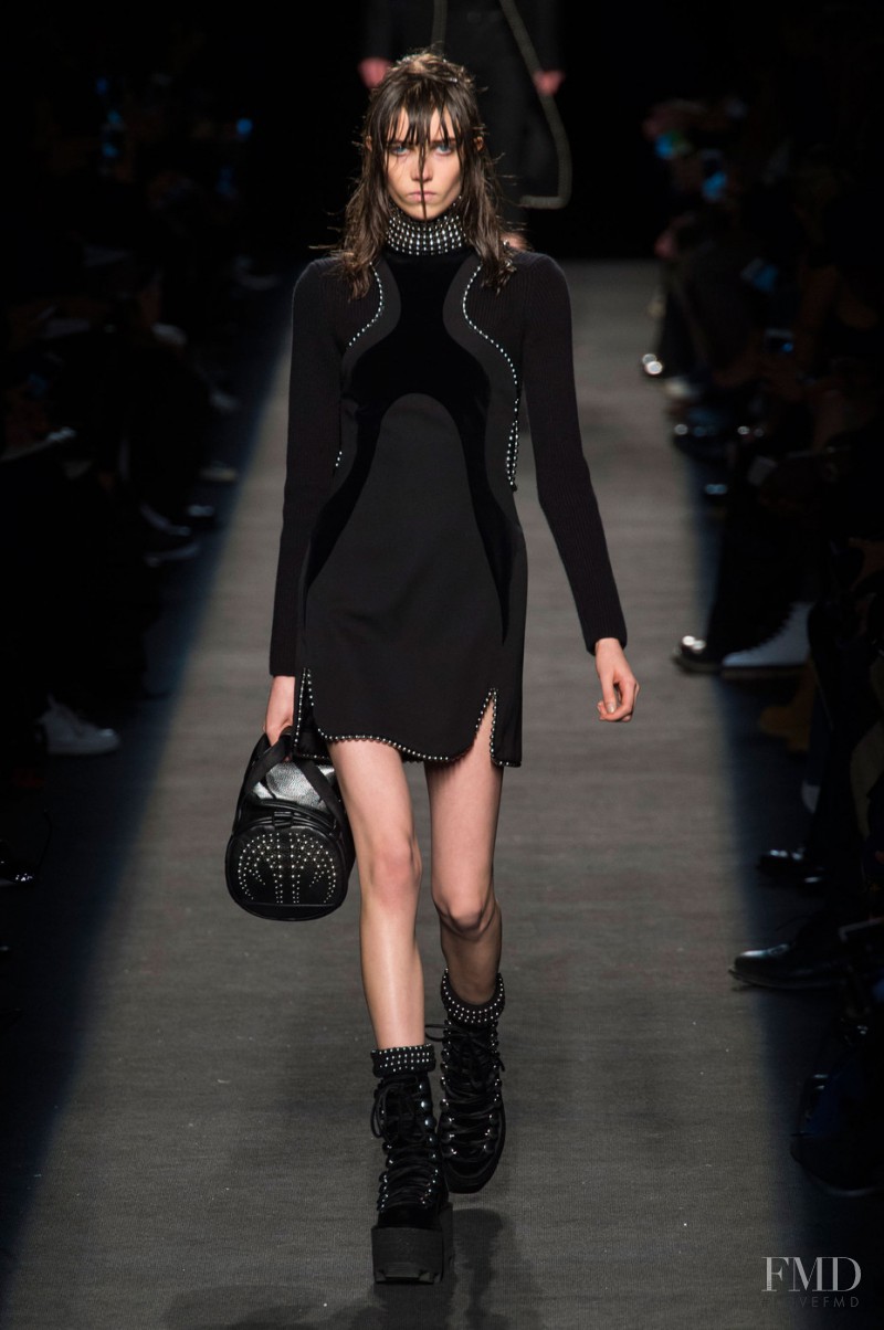 Grace Hartzel featured in  the Alexander Wang fashion show for Autumn/Winter 2015