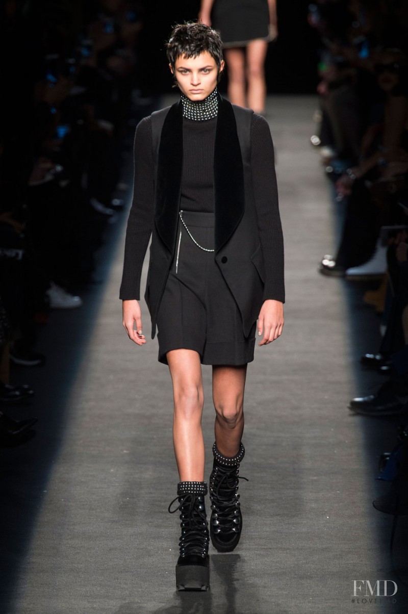 Isabella Emmack featured in  the Alexander Wang fashion show for Autumn/Winter 2015