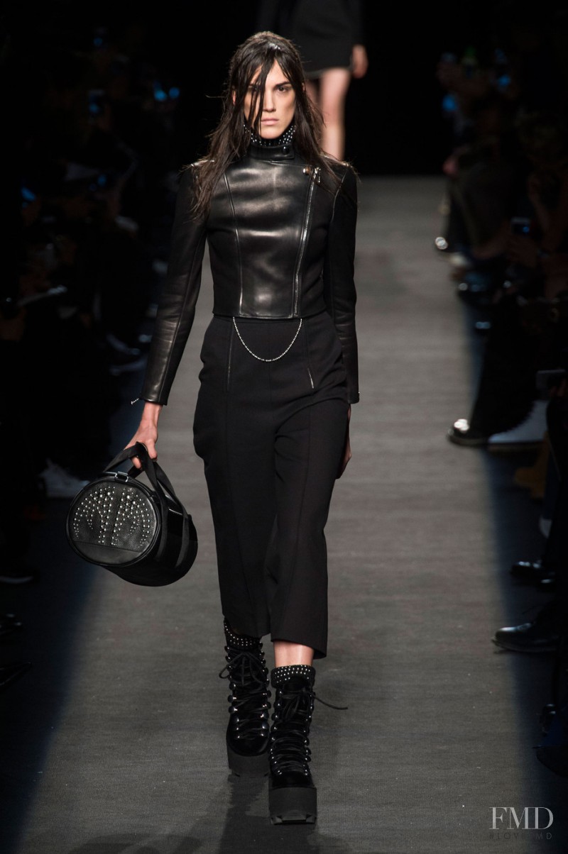 Ana Buljevic featured in  the Alexander Wang fashion show for Autumn/Winter 2015