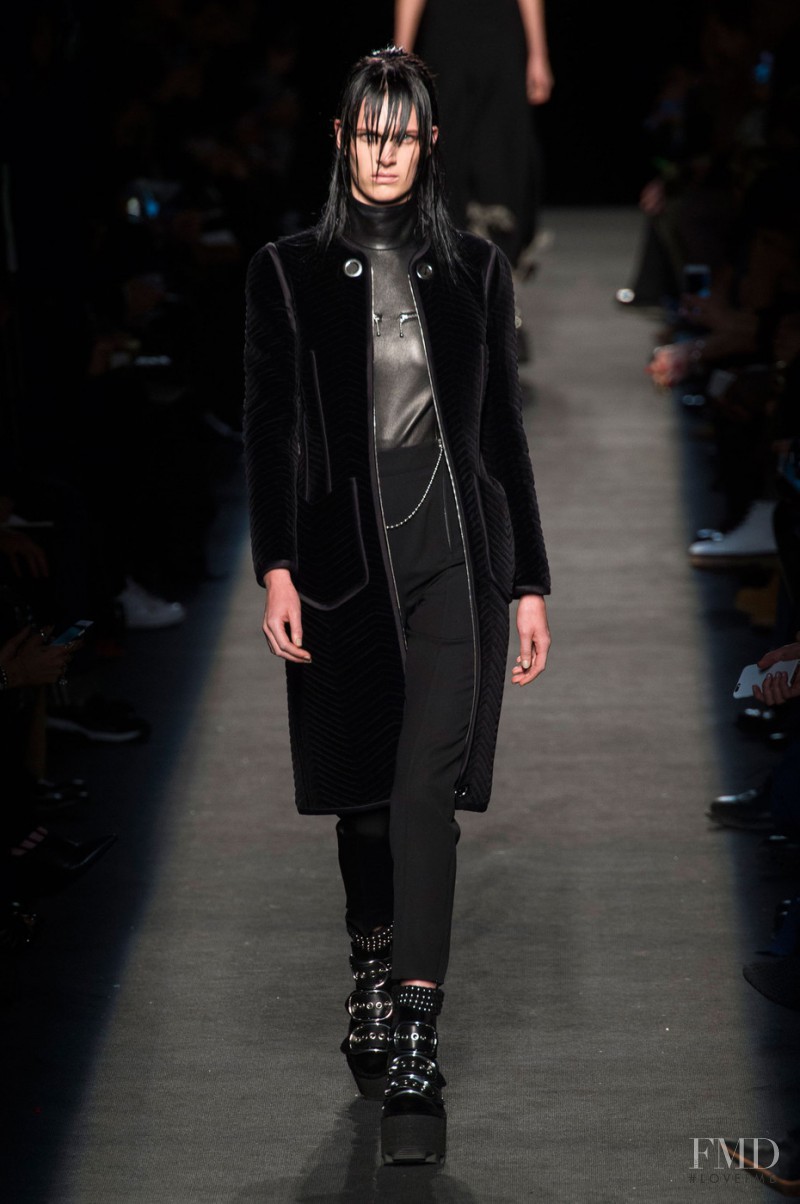 Ashleigh Good featured in  the Alexander Wang fashion show for Autumn/Winter 2015