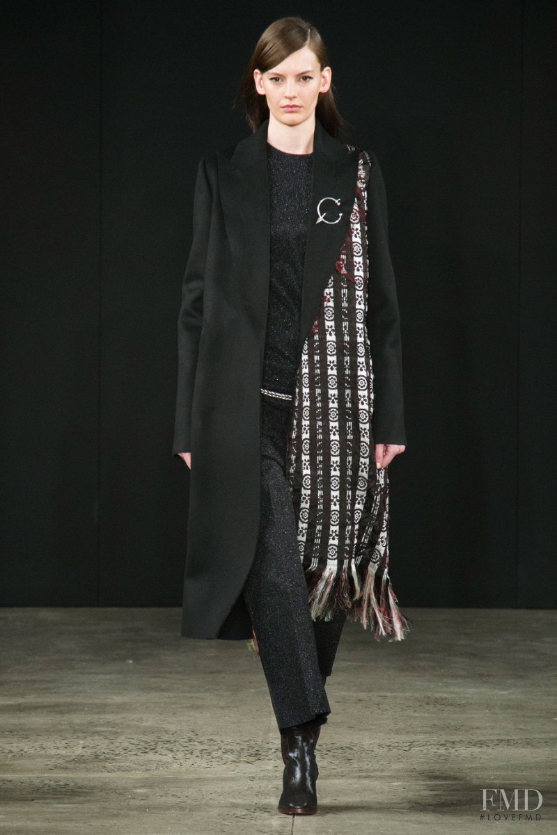 Amanda Murphy featured in  the EDUN fashion show for Autumn/Winter 2015