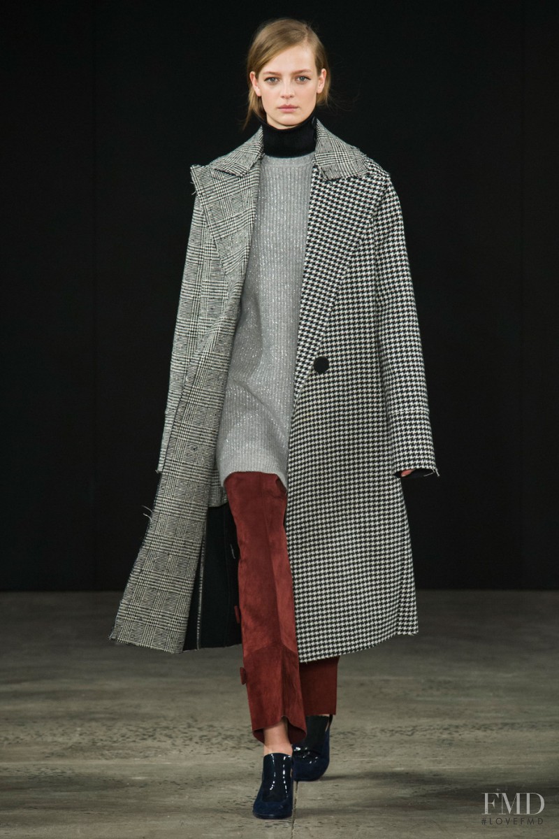 Ine Neefs featured in  the EDUN fashion show for Autumn/Winter 2015