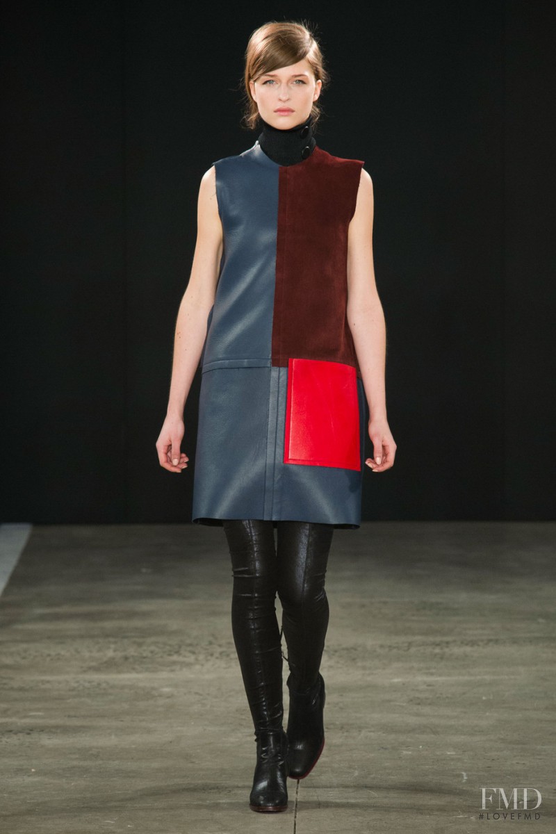 Regitze Harregaard Christensen featured in  the EDUN fashion show for Autumn/Winter 2015