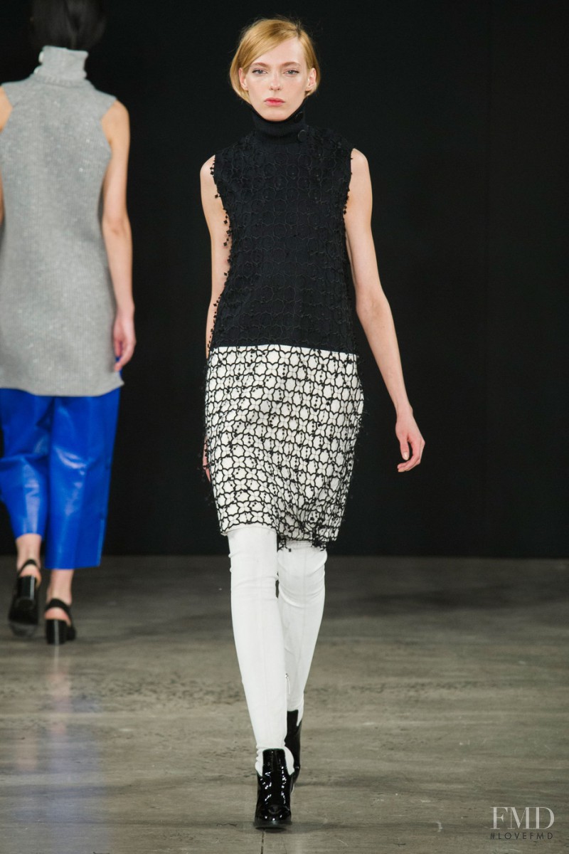 Zlata Semenko featured in  the EDUN fashion show for Autumn/Winter 2015