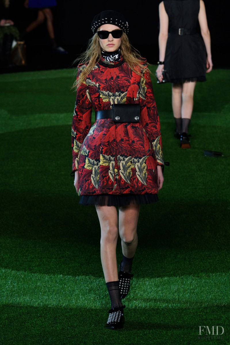 Maartje Verhoef featured in  the Marc by Marc Jacobs fashion show for Autumn/Winter 2015