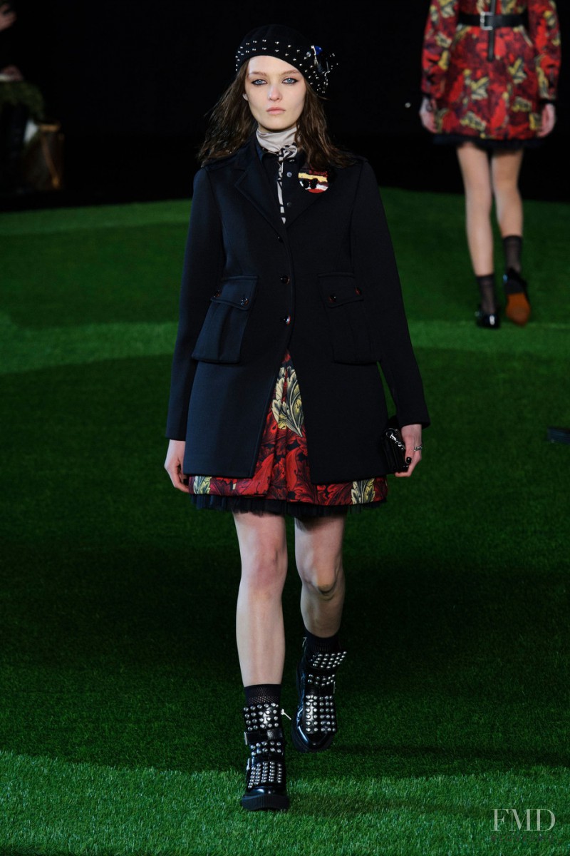 Julia Belyakova featured in  the Marc by Marc Jacobs fashion show for Autumn/Winter 2015