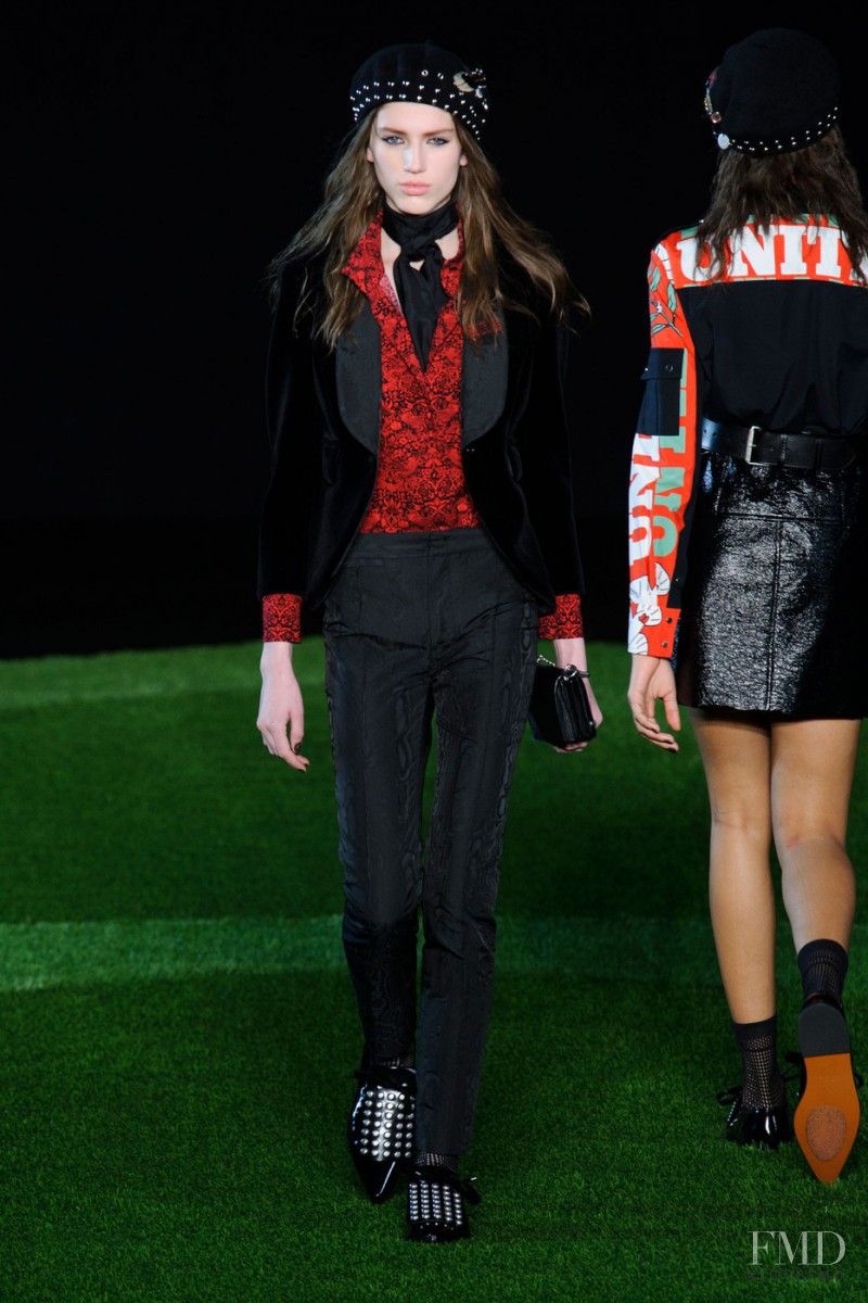 Sabina Lobova featured in  the Marc by Marc Jacobs fashion show for Autumn/Winter 2015