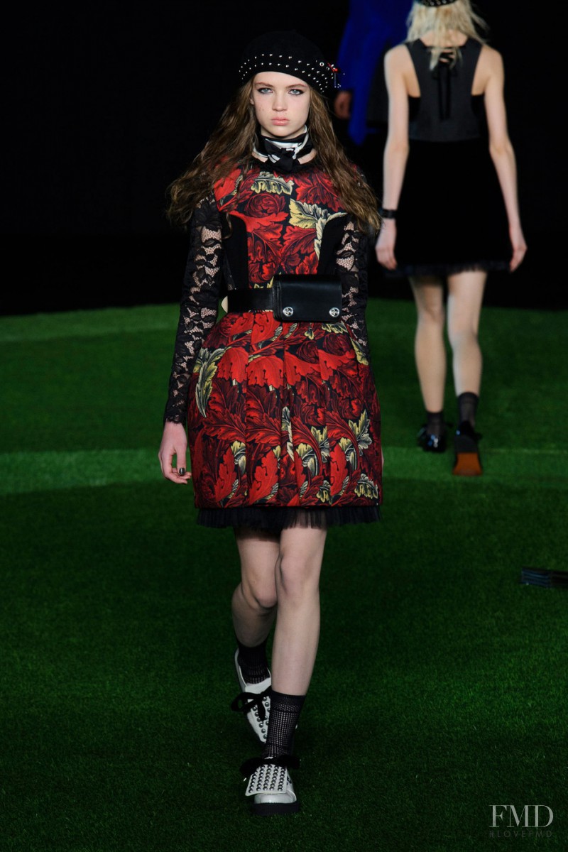 Adrienne Juliger featured in  the Marc by Marc Jacobs fashion show for Autumn/Winter 2015