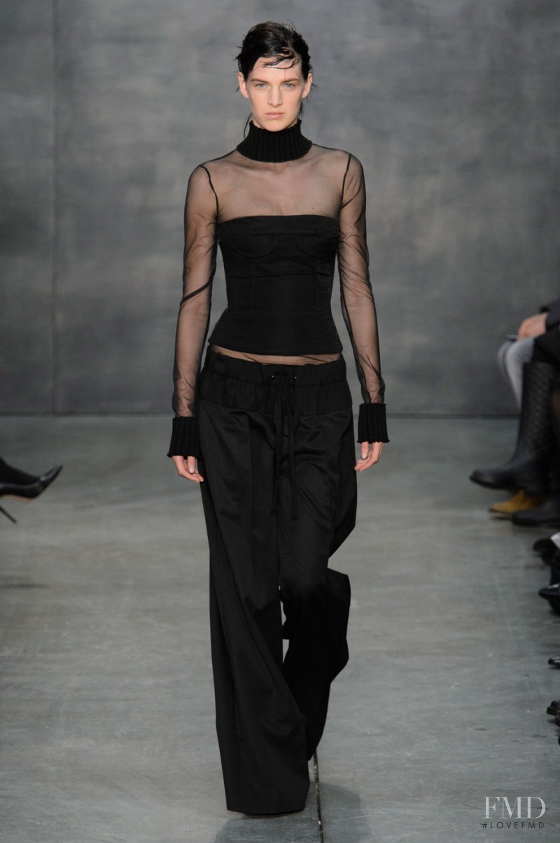 Ashleigh Good featured in  the Vera Wang fashion show for Autumn/Winter 2015
