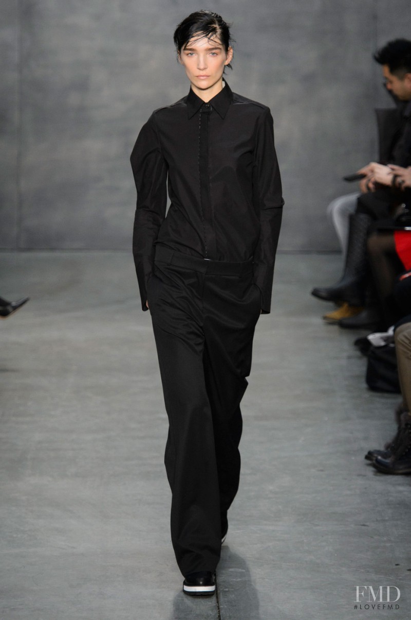 Janice Alida featured in  the Vera Wang fashion show for Autumn/Winter 2015