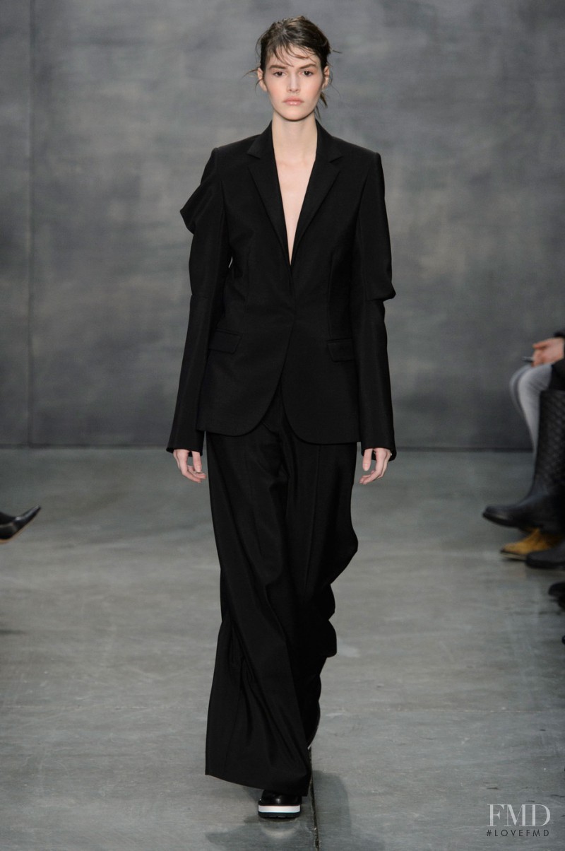 Vanessa Moody featured in  the Vera Wang fashion show for Autumn/Winter 2015