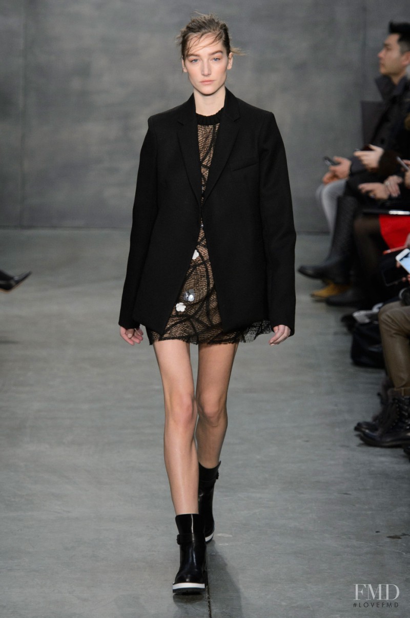 Joséphine Le Tutour featured in  the Vera Wang fashion show for Autumn/Winter 2015