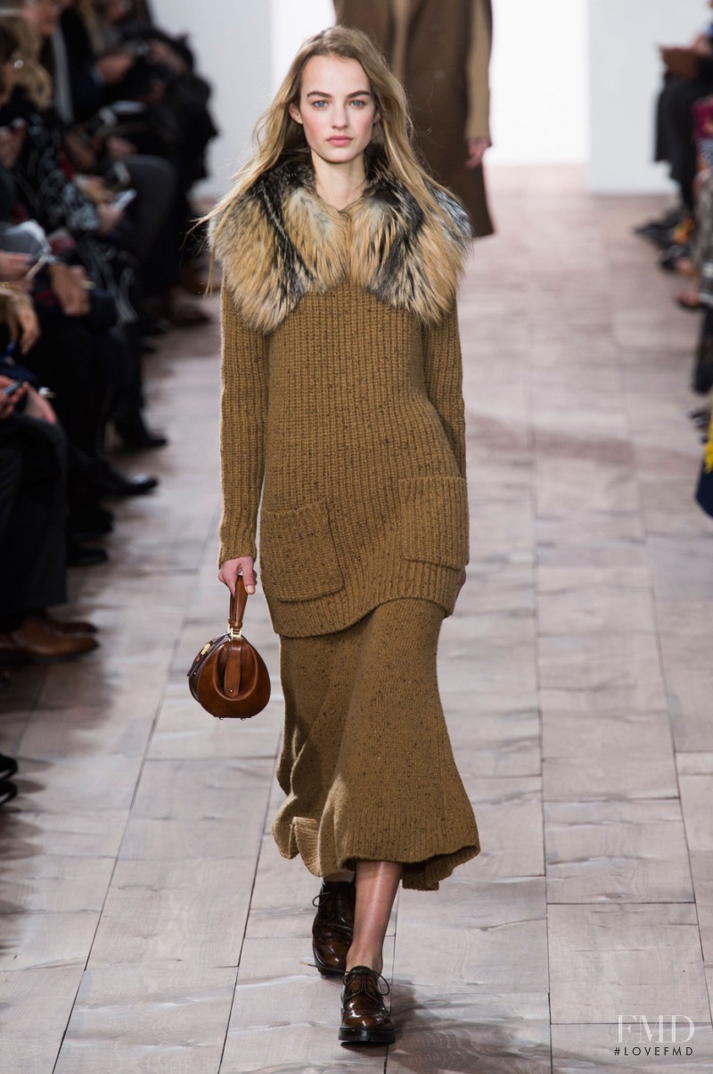 Maartje Verhoef featured in  the Michael Kors Collection fashion show for Autumn/Winter 2015