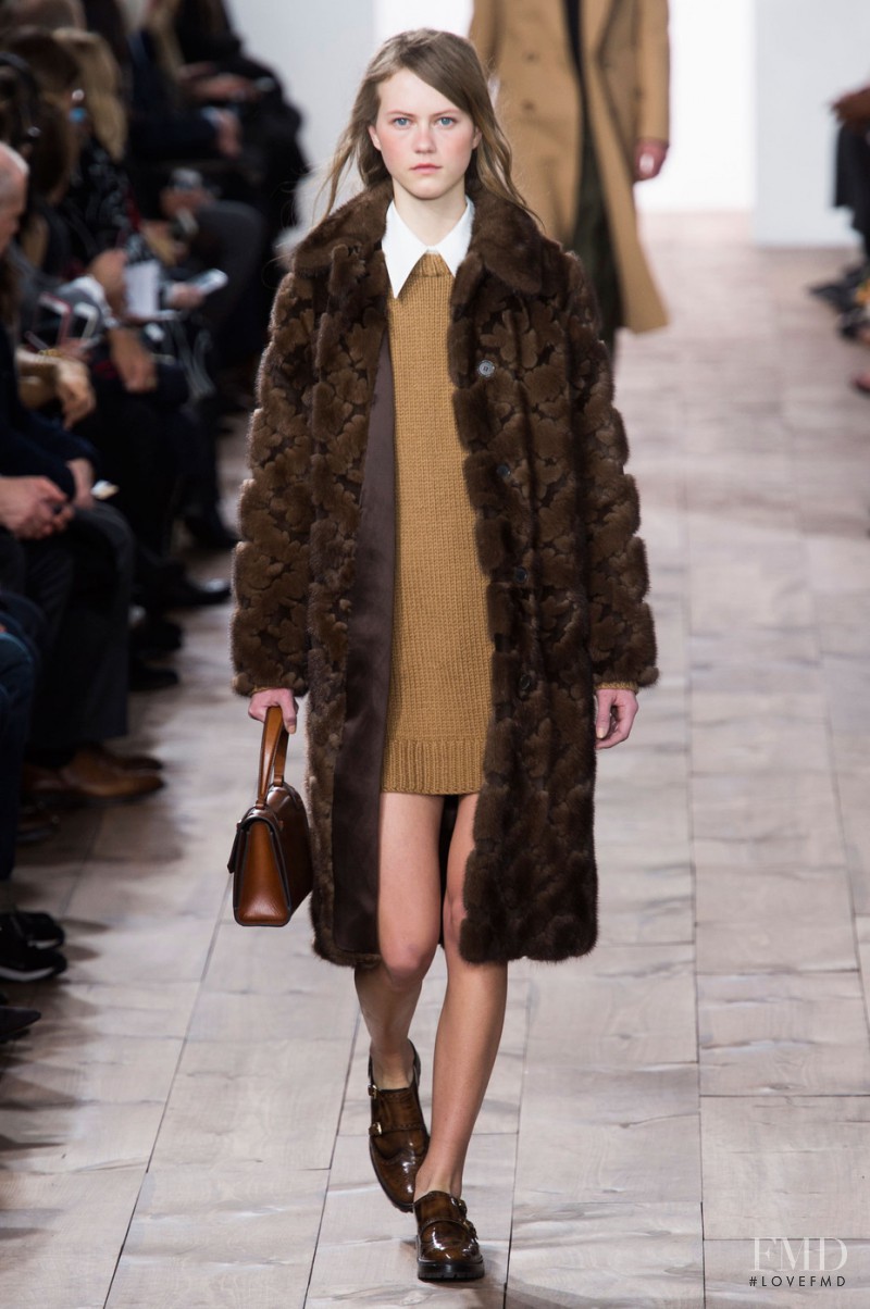Julie Hoomans featured in  the Michael Kors Collection fashion show for Autumn/Winter 2015