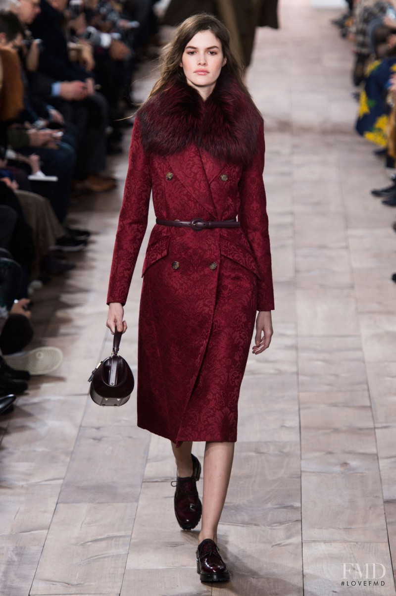 Vanessa Moody featured in  the Michael Kors Collection fashion show for Autumn/Winter 2015