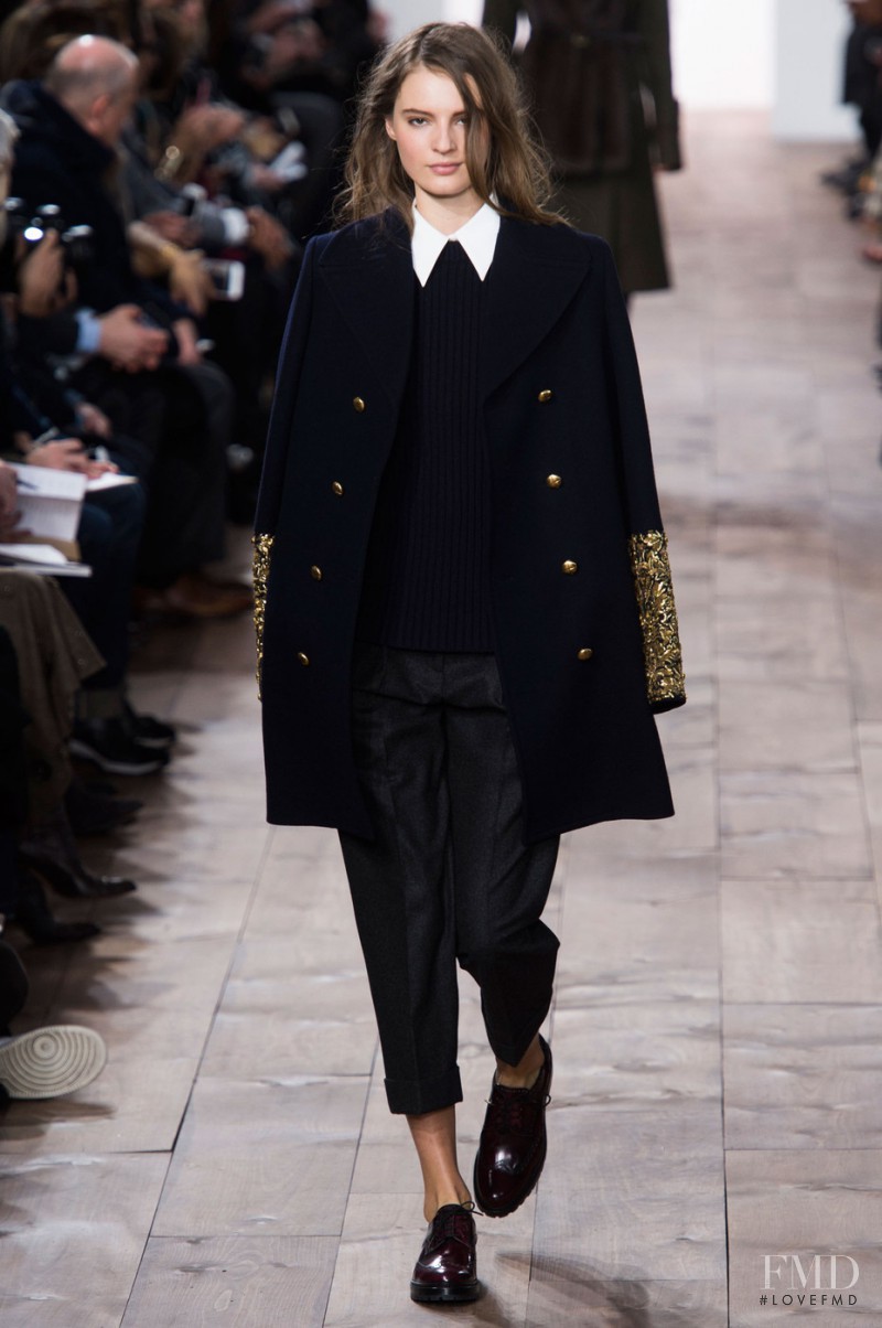 Tilda Lindstam featured in  the Michael Kors Collection fashion show for Autumn/Winter 2015