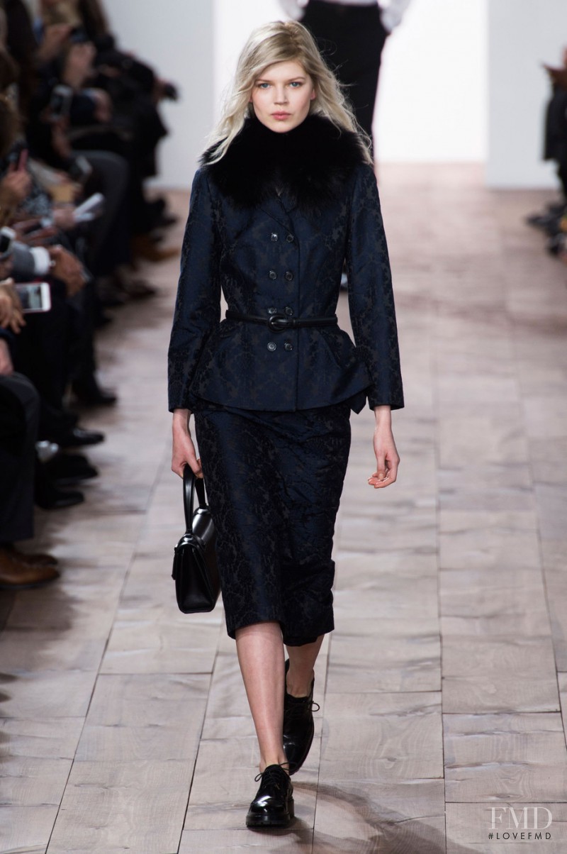 Ola Rudnicka featured in  the Michael Kors Collection fashion show for Autumn/Winter 2015