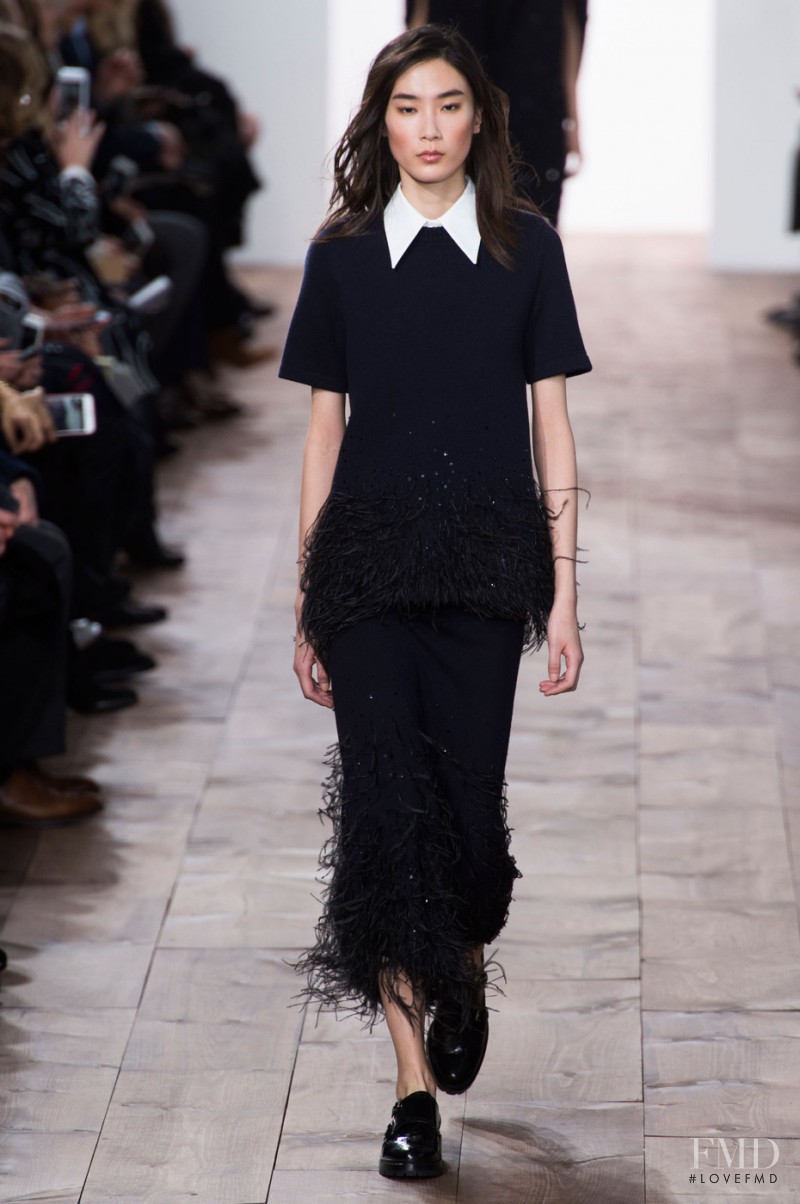 Dongqi Xue featured in  the Michael Kors Collection fashion show for Autumn/Winter 2015