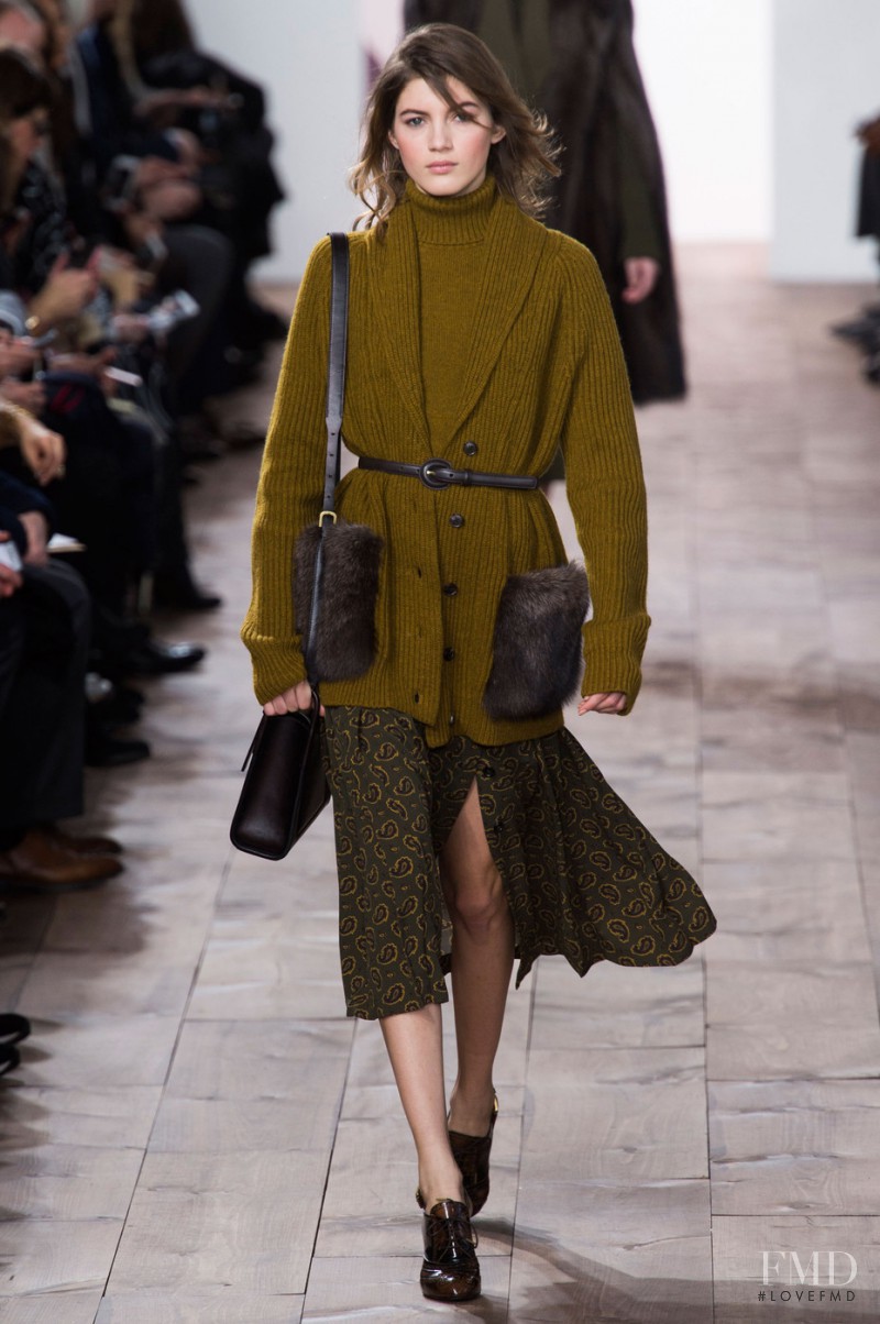 Valery Kaufman featured in  the Michael Kors Collection fashion show for Autumn/Winter 2015