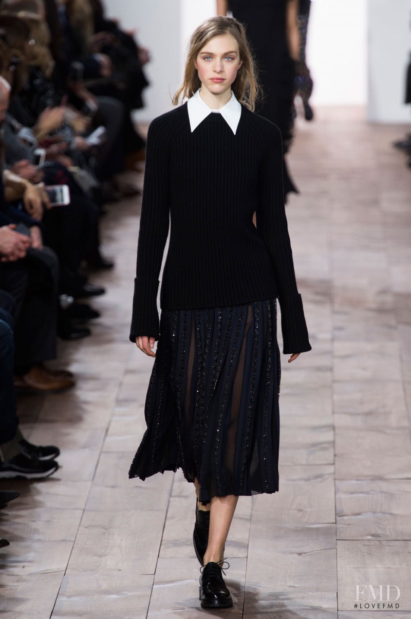 Hedvig Palm featured in  the Michael Kors Collection fashion show for Autumn/Winter 2015