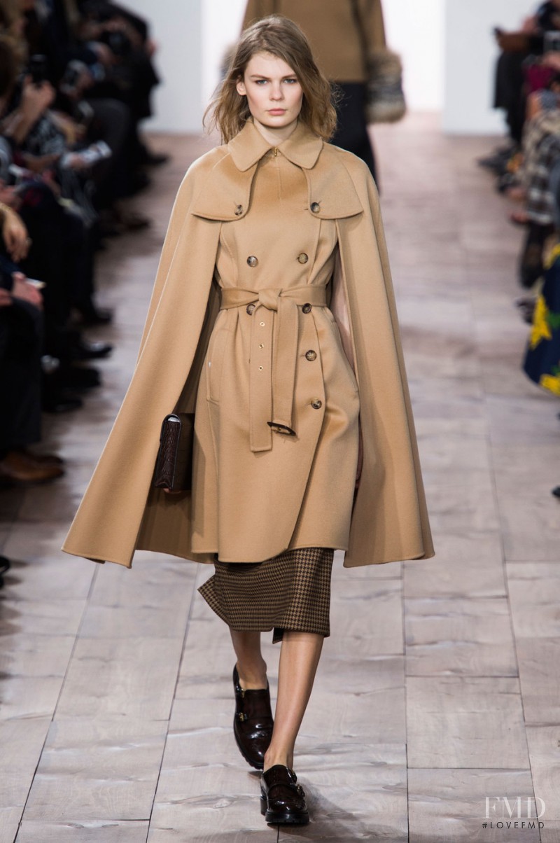 Alexandra Elizabeth Ljadov featured in  the Michael Kors Collection fashion show for Autumn/Winter 2015