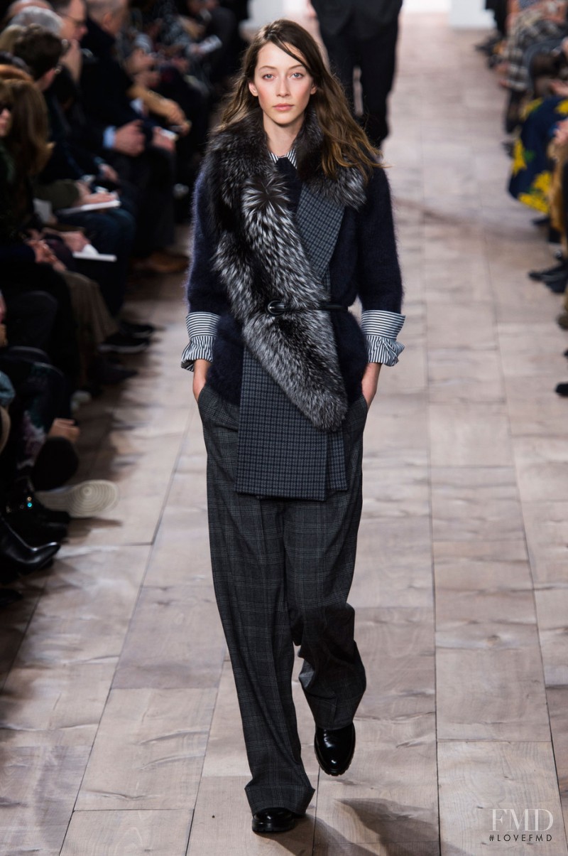 Alana Zimmer featured in  the Michael Kors Collection fashion show for Autumn/Winter 2015