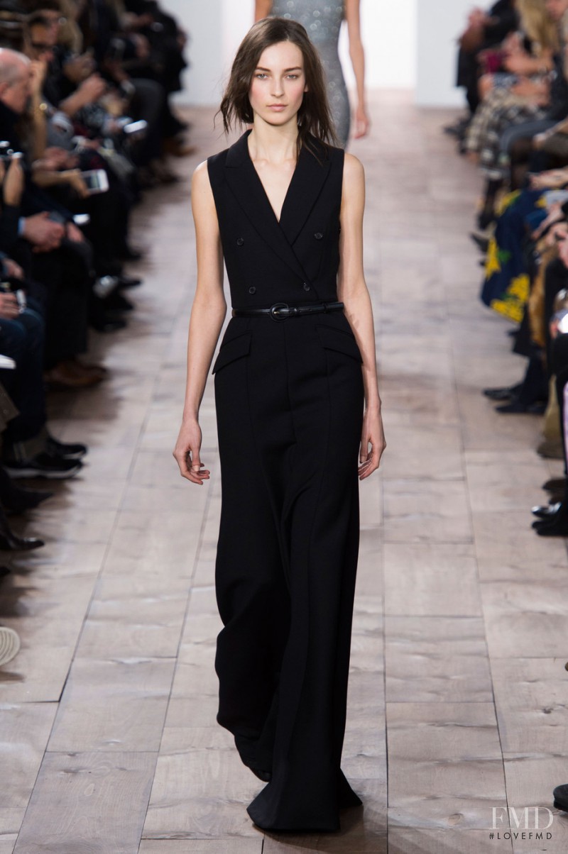 Julia Bergshoeff featured in  the Michael Kors Collection fashion show for Autumn/Winter 2015