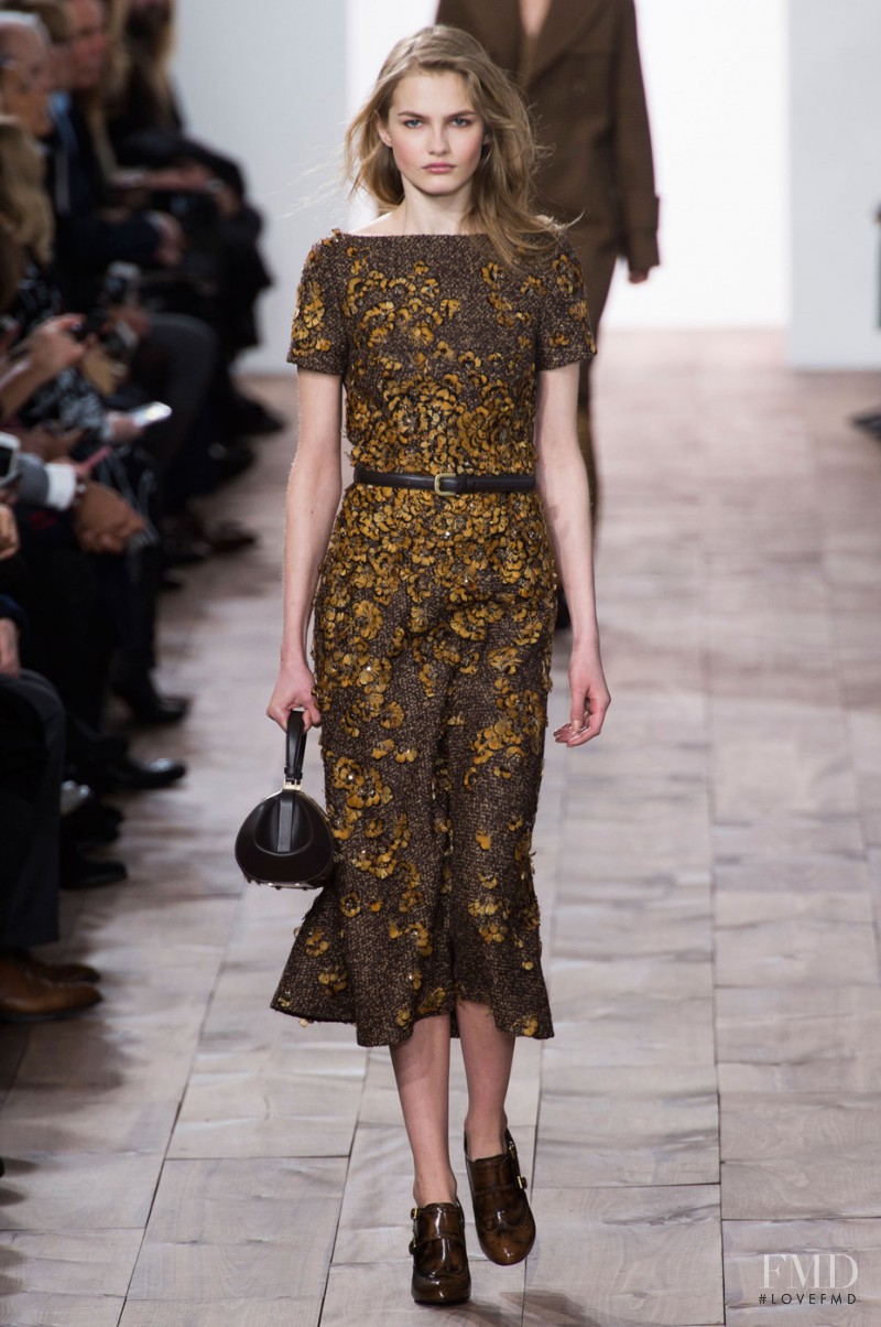 Aneta Pajak featured in  the Michael Kors Collection fashion show for Autumn/Winter 2015
