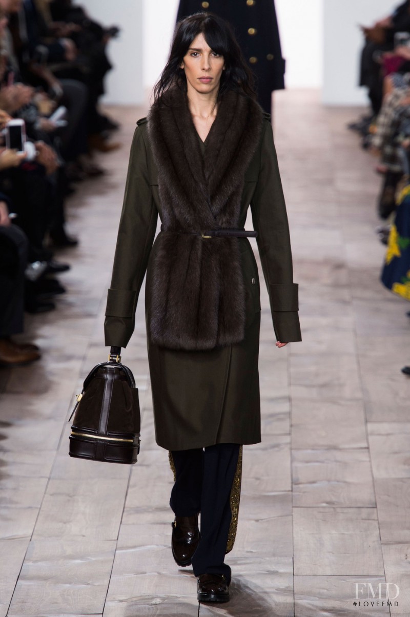 Jamie Bochert featured in  the Michael Kors Collection fashion show for Autumn/Winter 2015