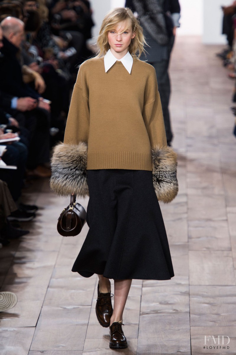 Nastya Sten featured in  the Michael Kors Collection fashion show for Autumn/Winter 2015
