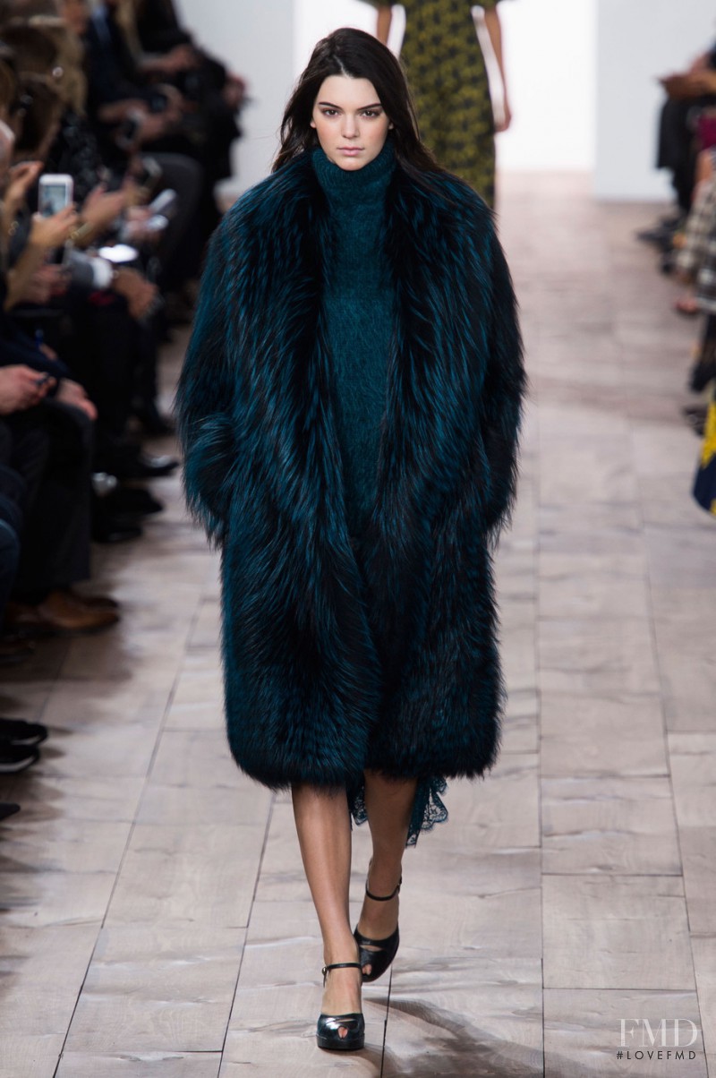 Kendall Jenner featured in  the Michael Kors Collection fashion show for Autumn/Winter 2015