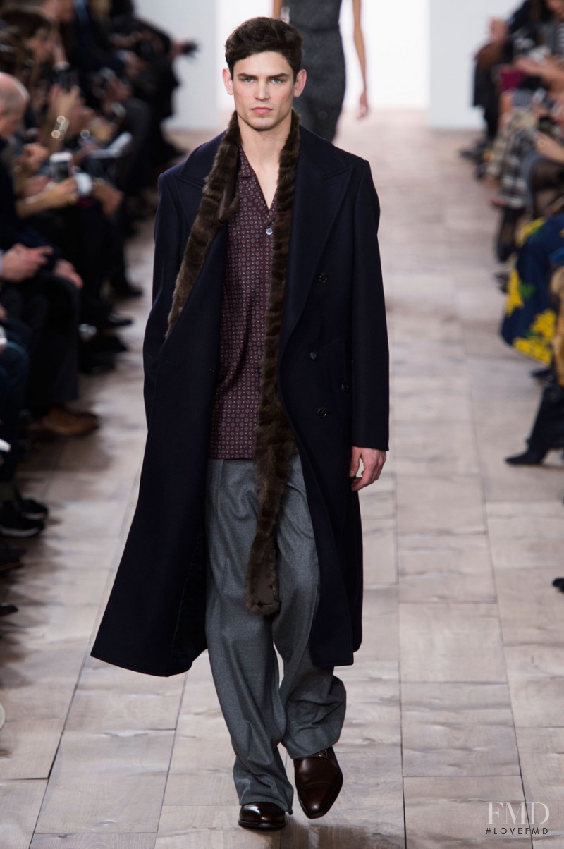 Arthur Gosse featured in  the Michael Kors Collection fashion show for Autumn/Winter 2015