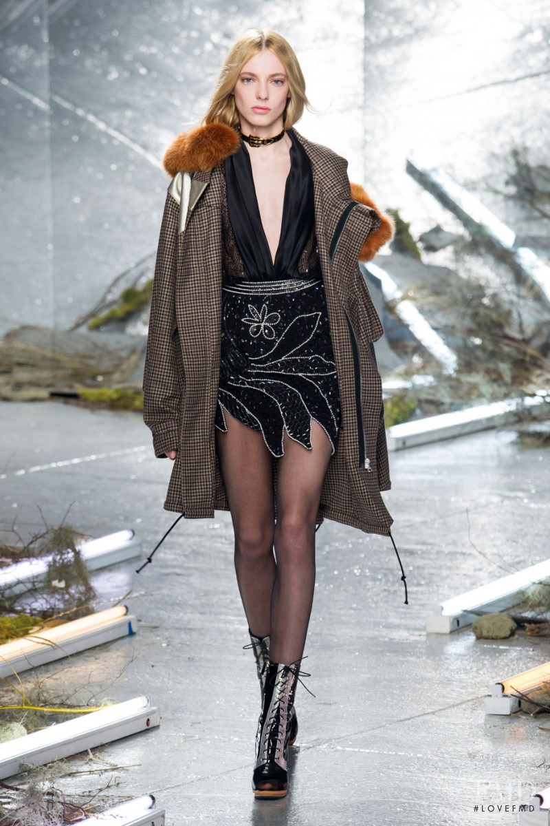 Zlata Semenko featured in  the Rodarte fashion show for Autumn/Winter 2015