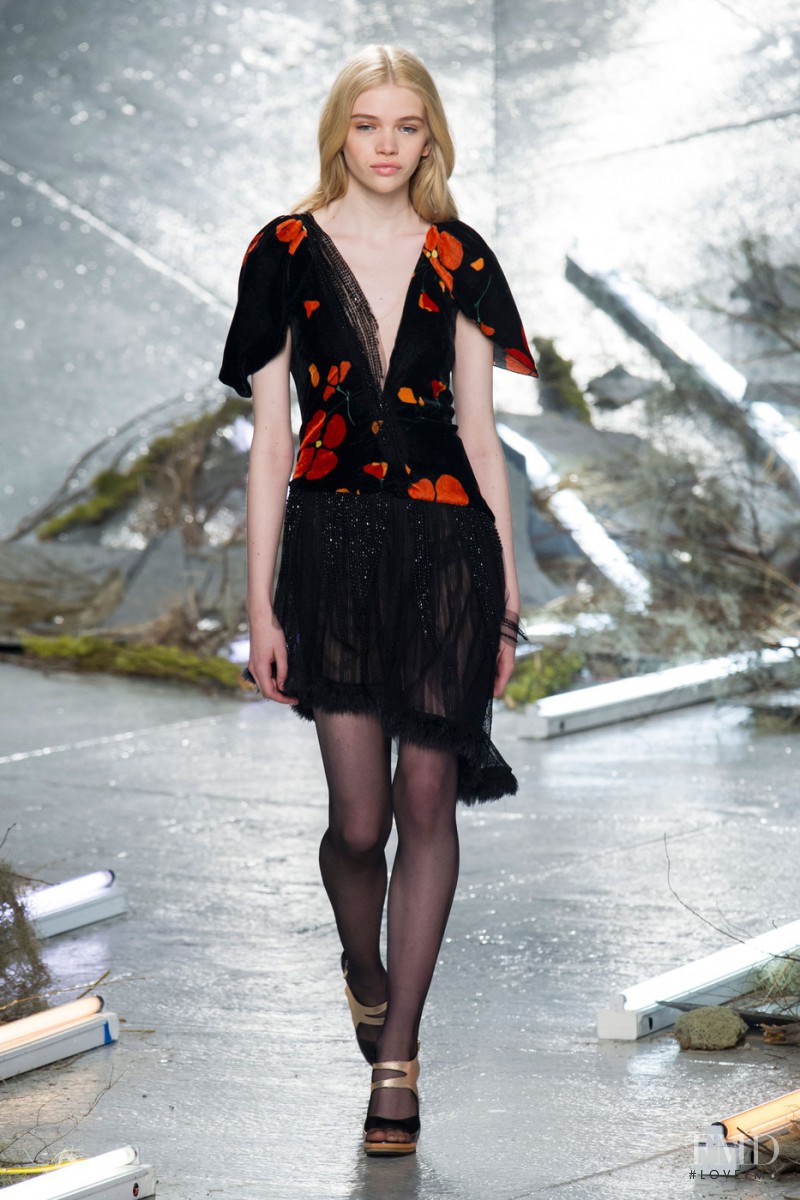 Stella Lucia featured in  the Rodarte fashion show for Autumn/Winter 2015