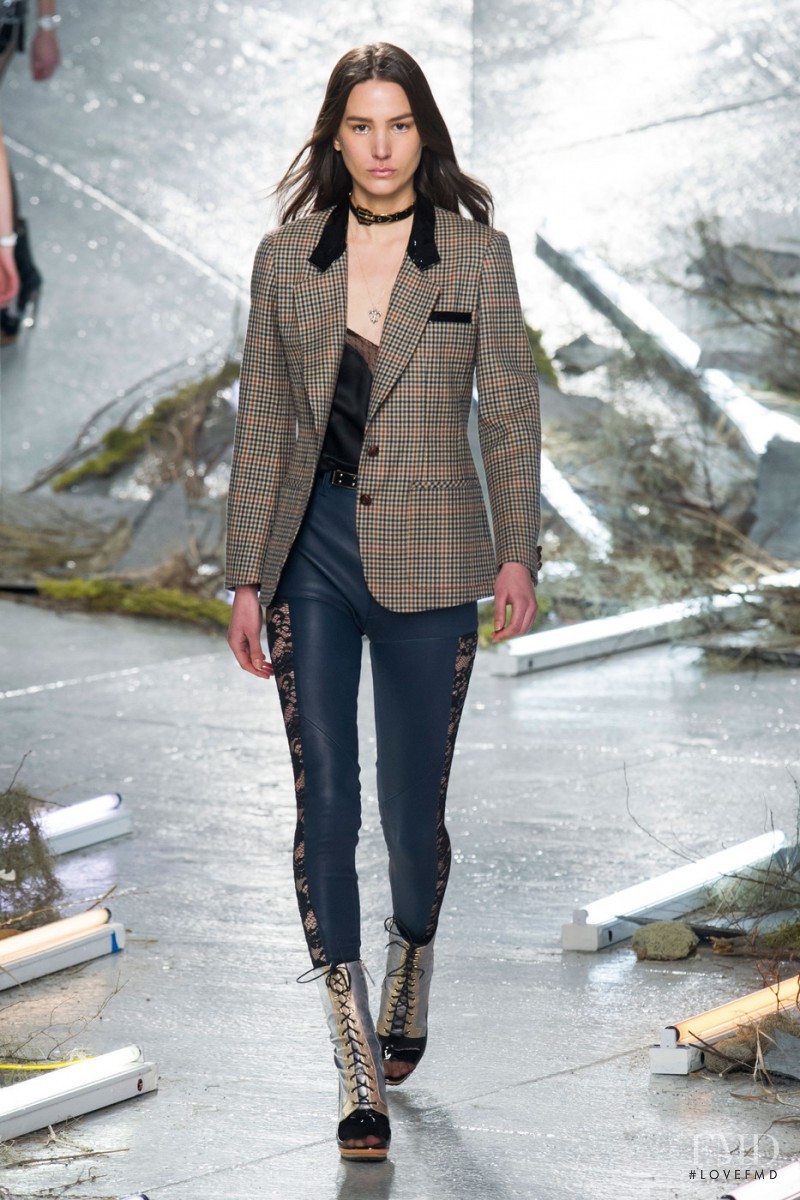 Mijo Mihaljcic featured in  the Rodarte fashion show for Autumn/Winter 2015