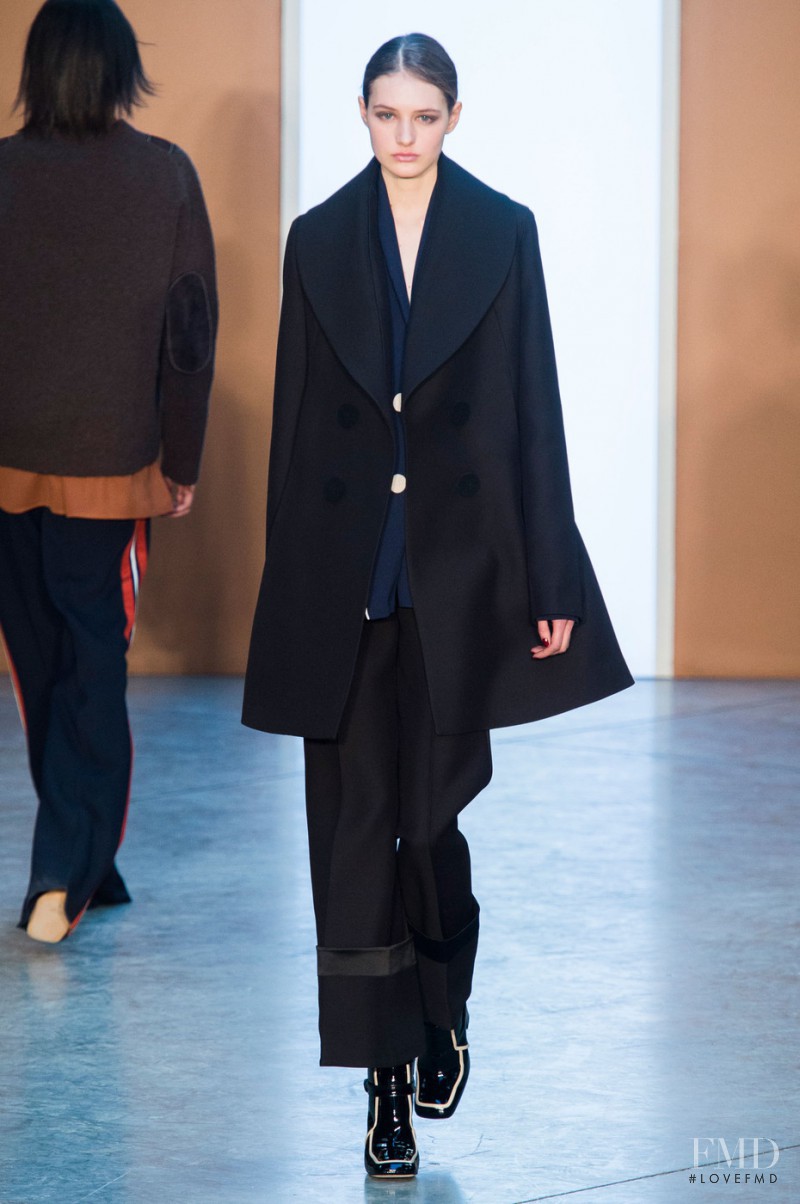 Sanne Vloet featured in  the Derek Lam fashion show for Autumn/Winter 2015