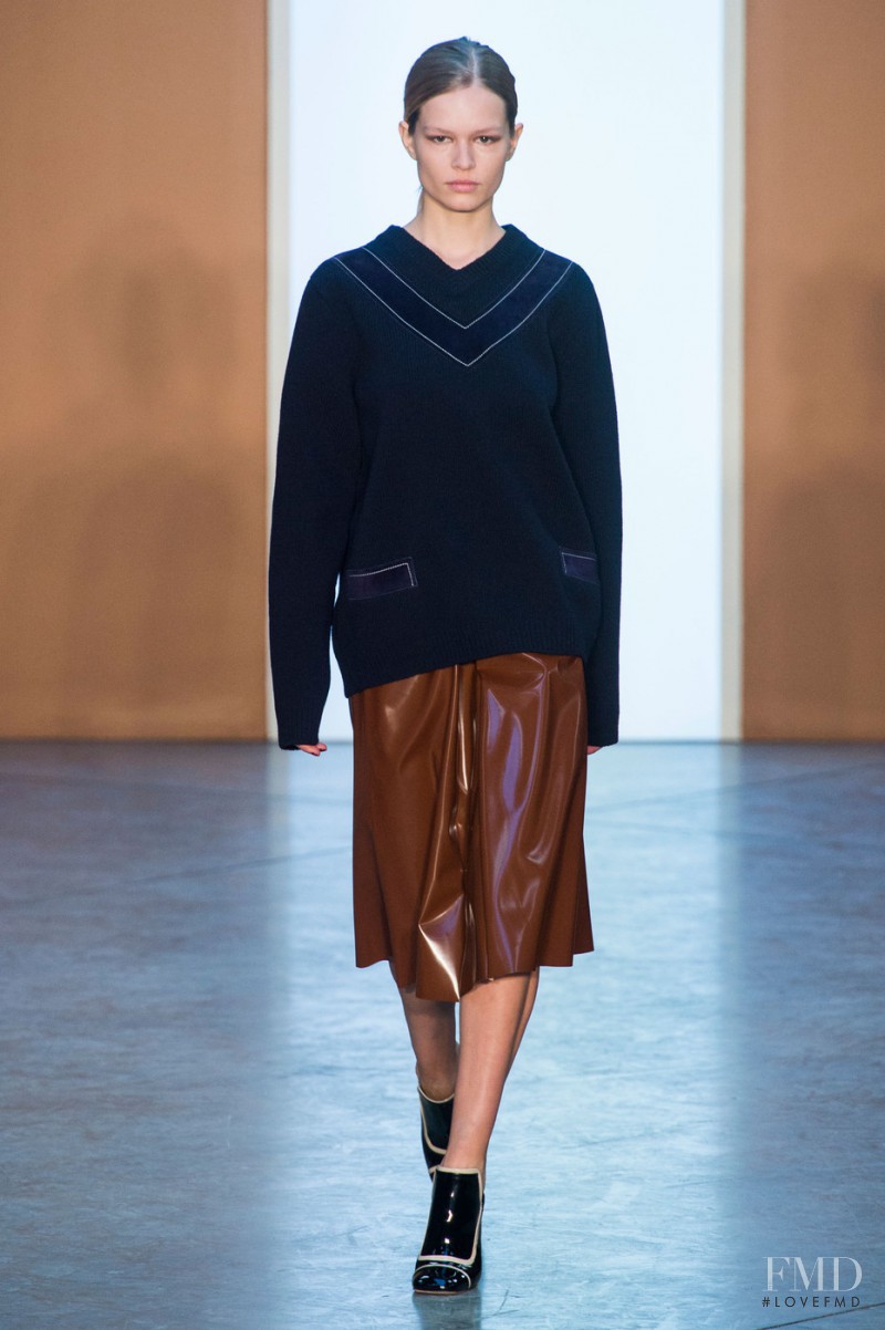 Anna Ewers featured in  the Derek Lam fashion show for Autumn/Winter 2015